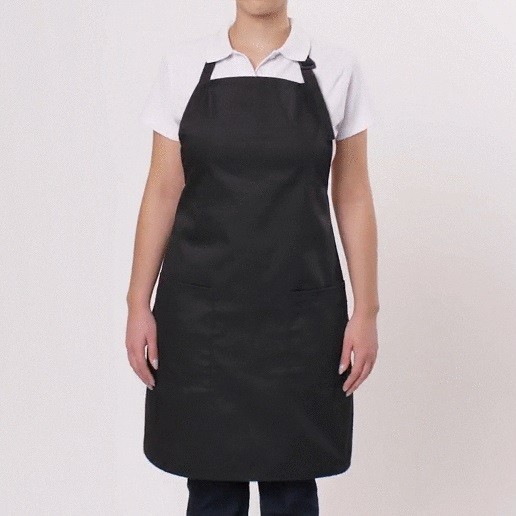 LAZZAR Unisex Long Apron For Waiter / Durable Comfort for Hospitality / High-Quality Fabric